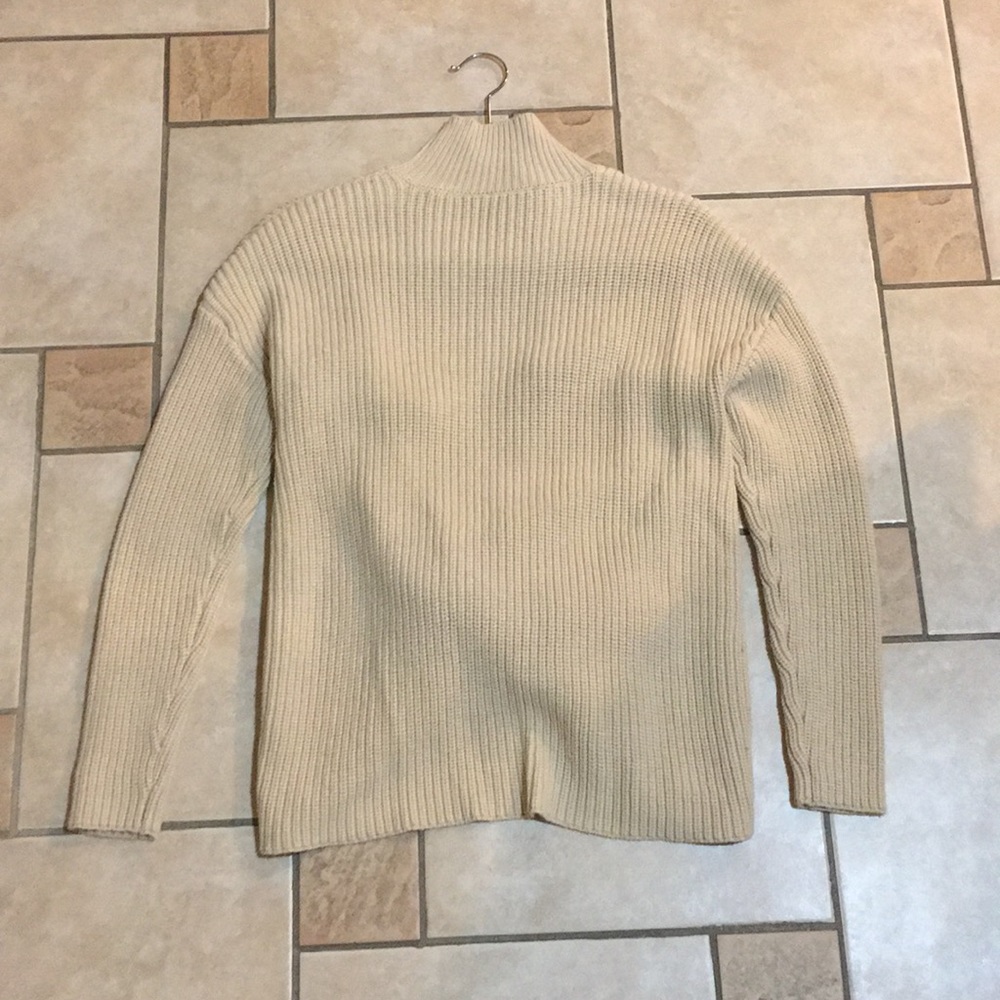 Open Front Wrap Turtleneck - image 3